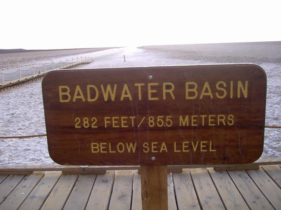 Badwater Basin Sehenswürdigkeit im Death Valley