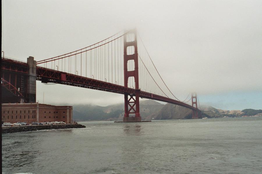 Golden Gate Bridge Sehenswürdigkeit in San Francisco