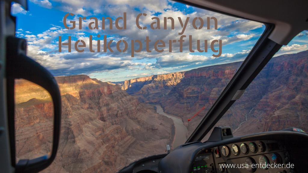 Grand Canyon Helikopterflug von innen