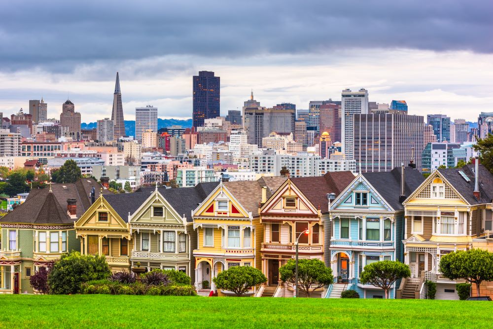 Die viktorianischen Häuser sind eine Sehenswürdigkeit von San Francisco