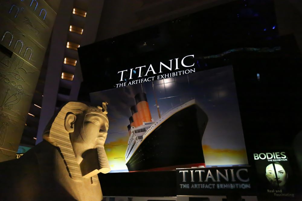Luxor Hotel mit Titanic Ausstellung