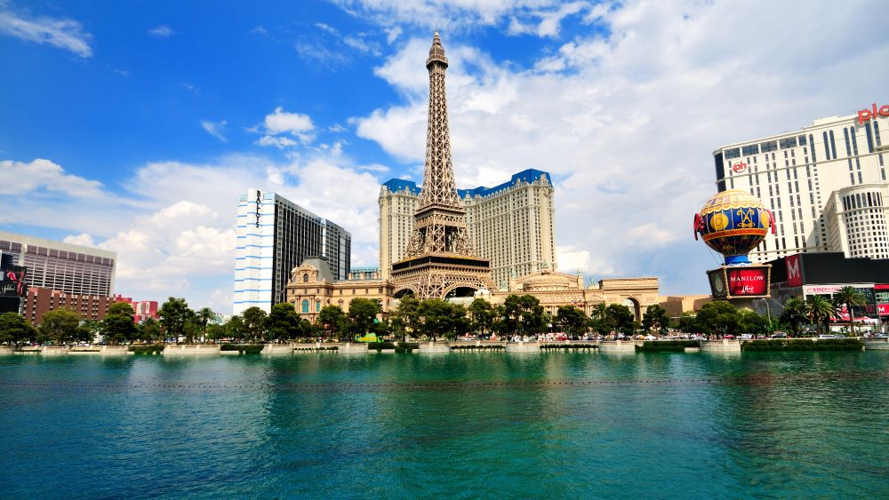 Themenhotel Paris in Las Vegas mit Nachbau Eiffelturm