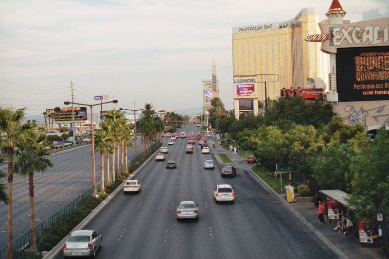 Blick auf den Las Vegas Strip
