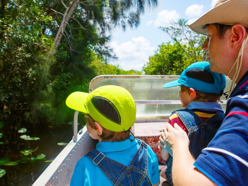 Tour durch den Everglades Nationalpark mit Familie