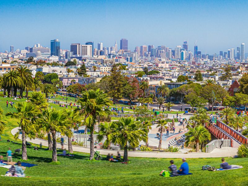 Park im Mission District San Francisco