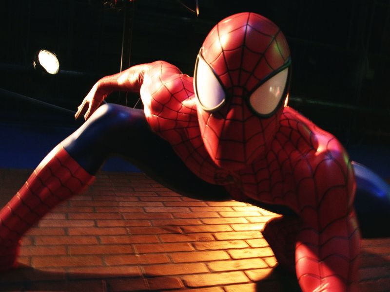 Spiderman Figur im Museum Madame Tussauds von Las Vegas